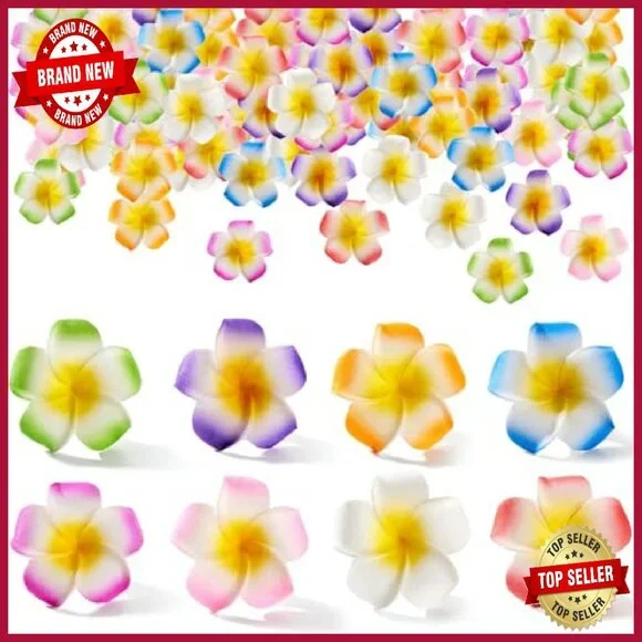 360 Foam Plumeria Flowers DIY Wedding Party Decor 1.6 Inch PE
